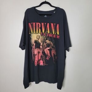 Nirvana U.S. Tour '91 Graphic T-Shirt